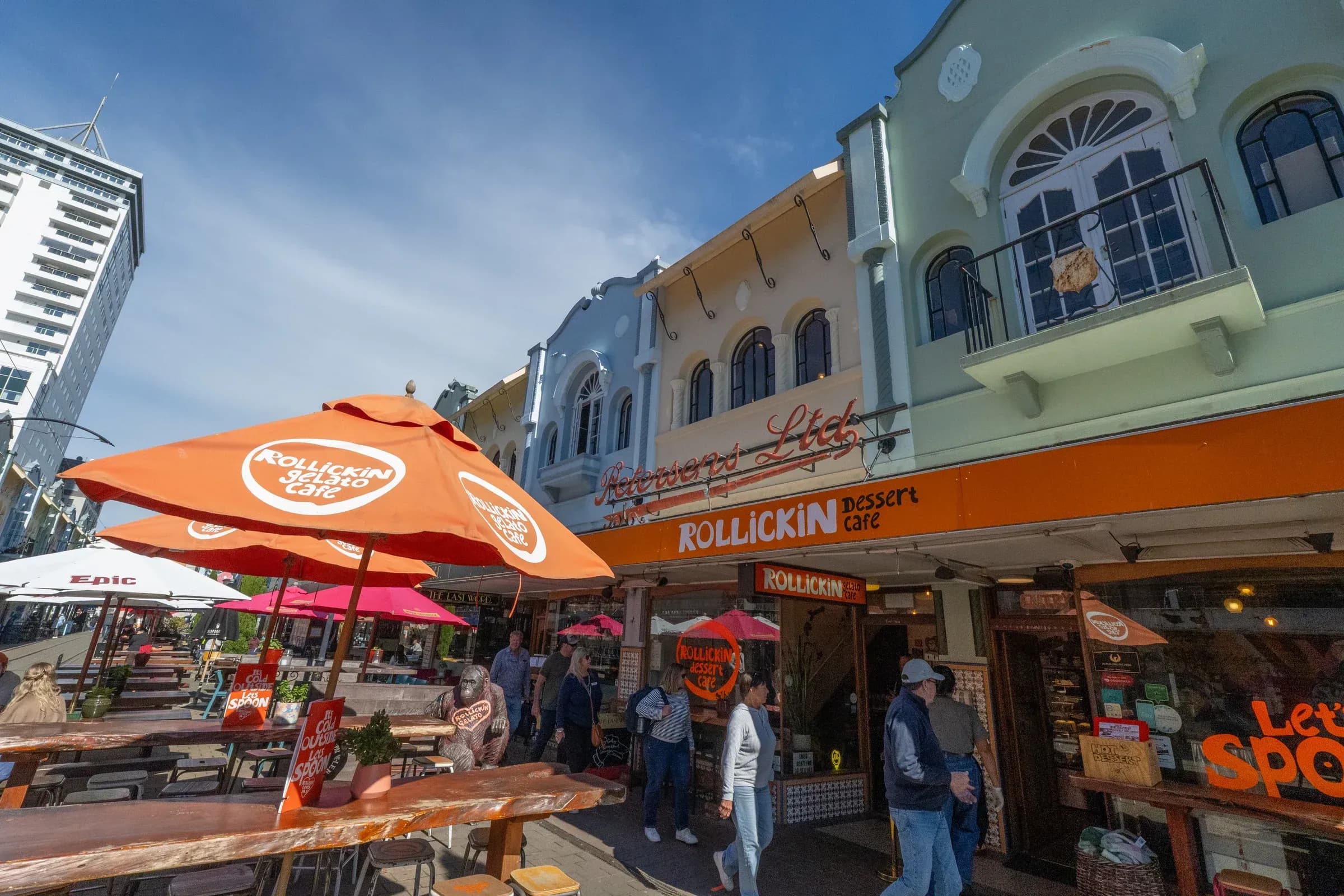 Rollickin’ Gelato on colourful New Regent Street